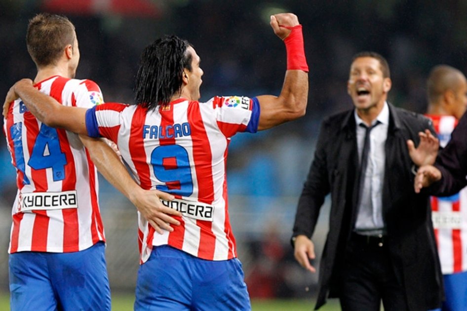 Falcao está con nosotros y lo vemos feliz: Simeone