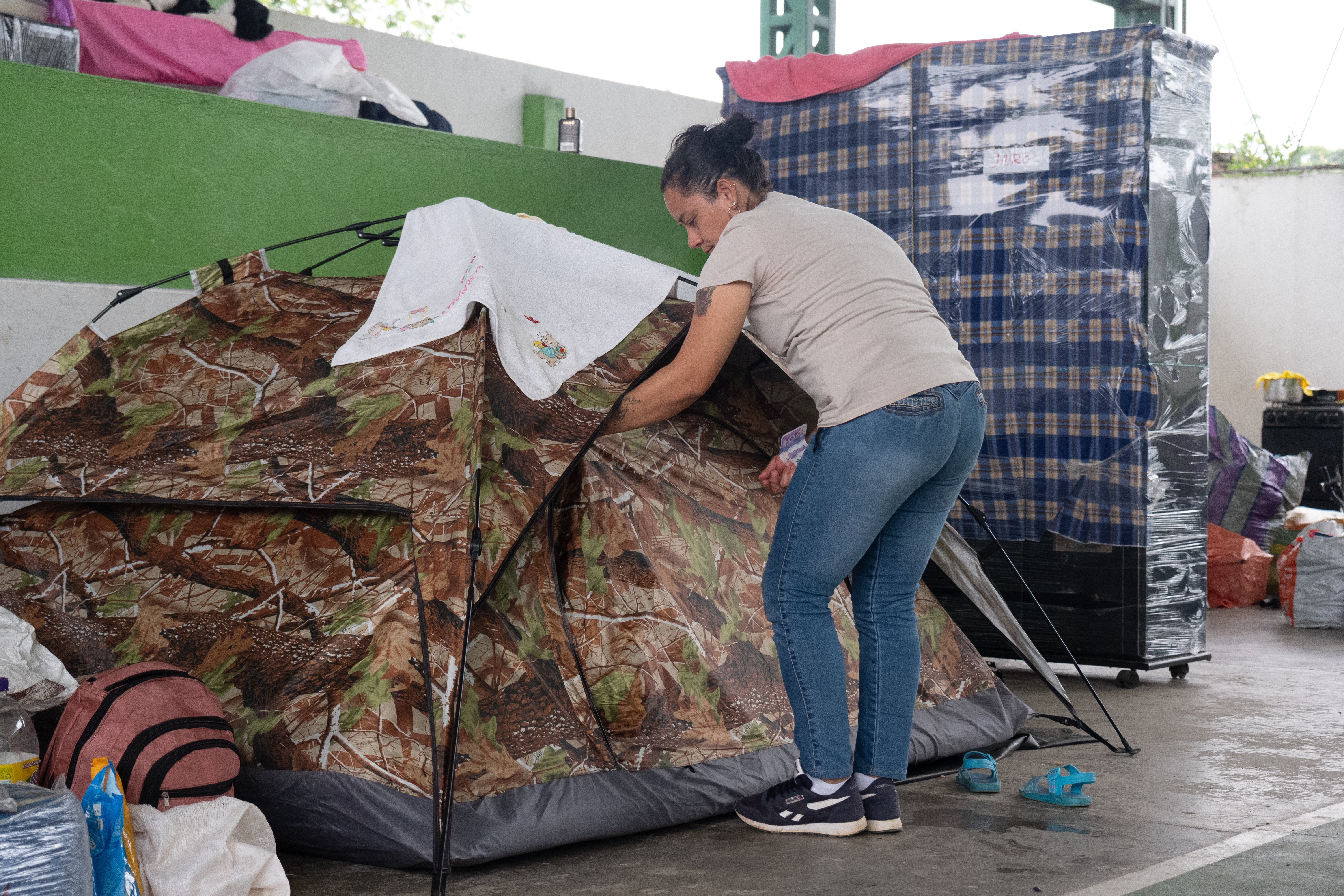 En fotos: Así fue el desplazamiento de ex-FARC amenazados por disidencias en Meta