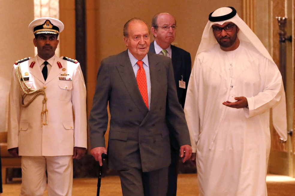 Se prendió el ventilador contra el rey Juan Carlos I