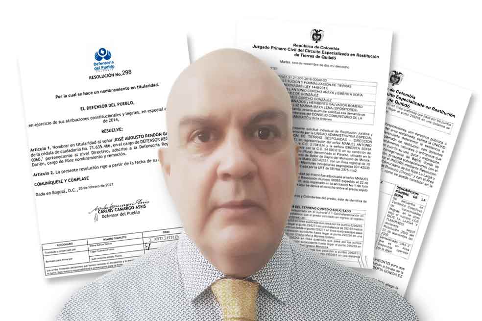 Abogado de empresarios vinculados al despojo es el nuevo defensor del pueblo en Urabá