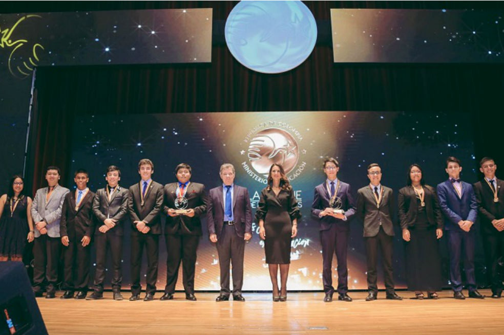 Él es Santiago Beltrán, el mejor bachiller del país