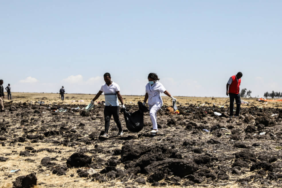 Mueren los 157 ocupantes de un avión comercial que se estrelló en Etiopía