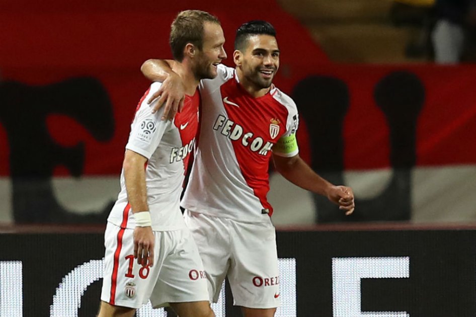 Falcao jugó 74 minutos en la goleada del Mónaco frente al Marsella