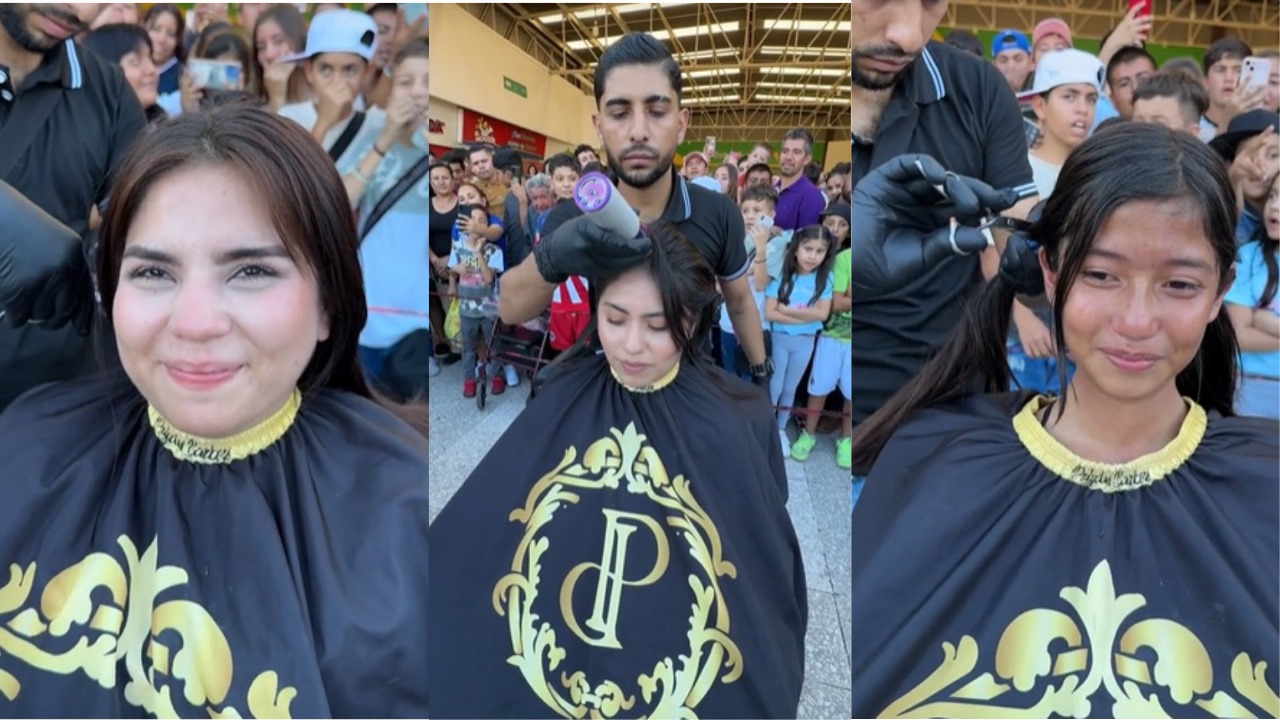 Joven se rapó la cabeza por concurso en TikTok y ganó un iPhone (video)