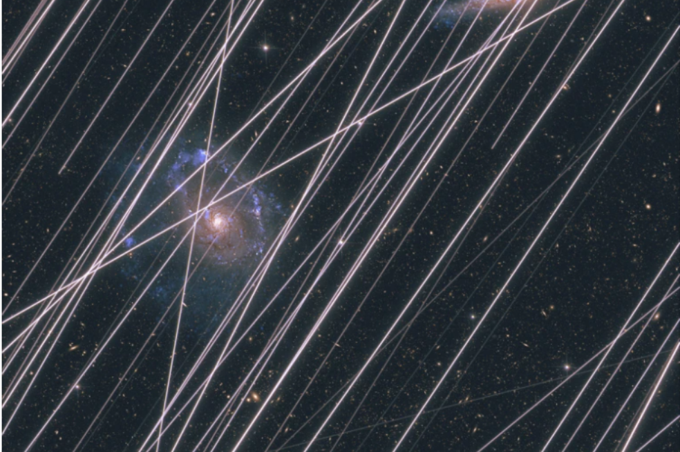 Megaconstelaciones de satélites, como los de Elon Musk, amenazan a los telescopios espaciales