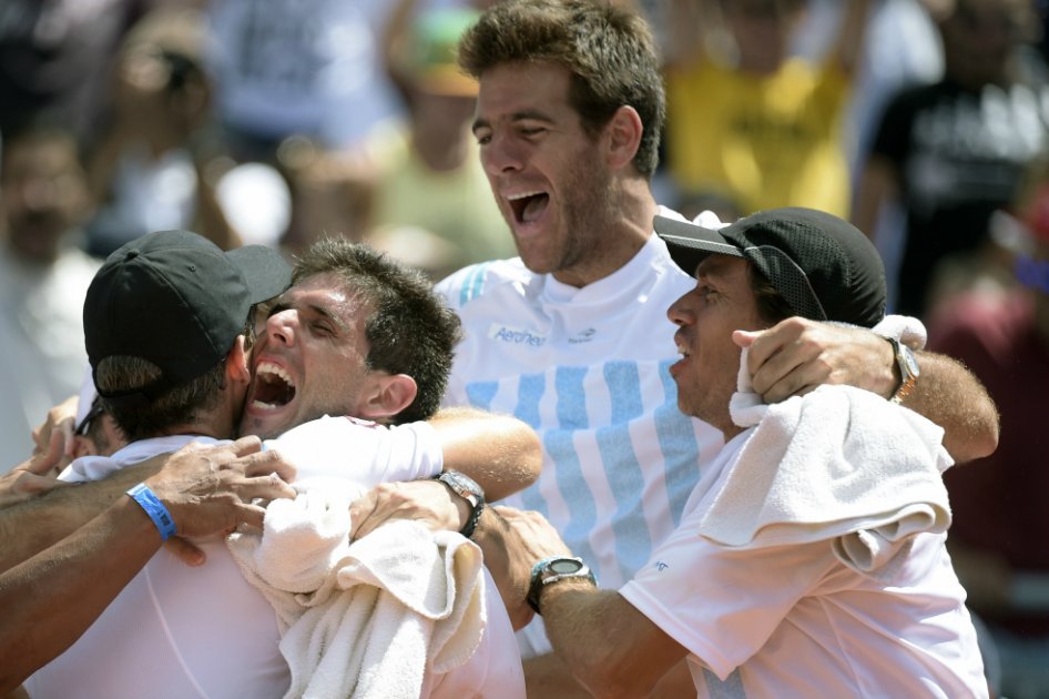 Argentina derrotó a Brasil en una emotiva serie de Copa Davis