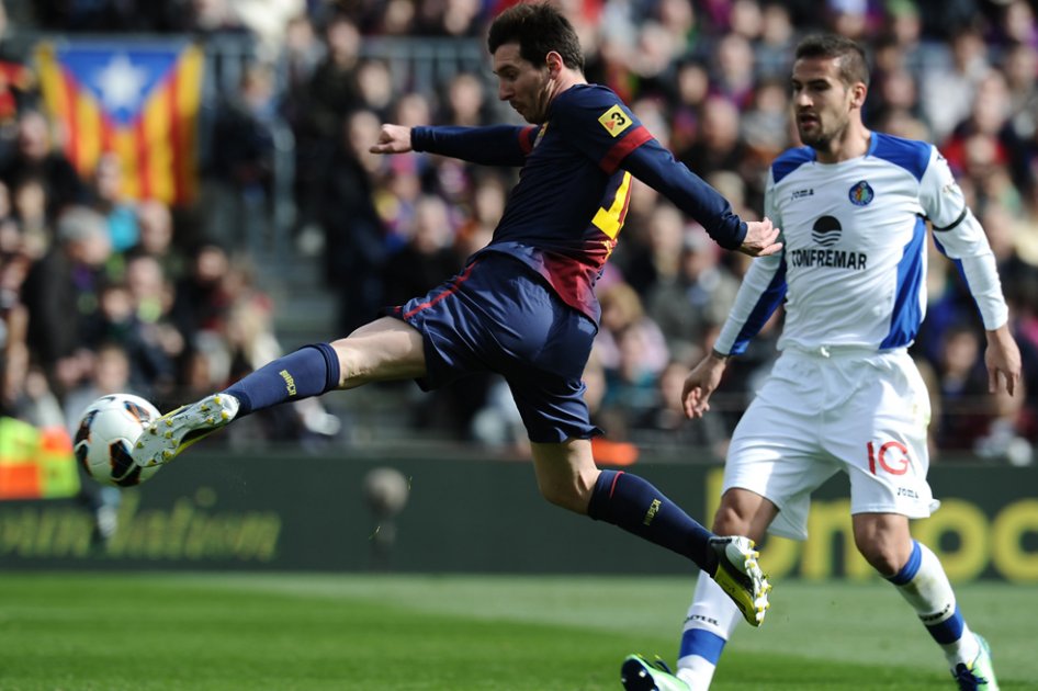 Barça le anota media docena de goles al Getafe