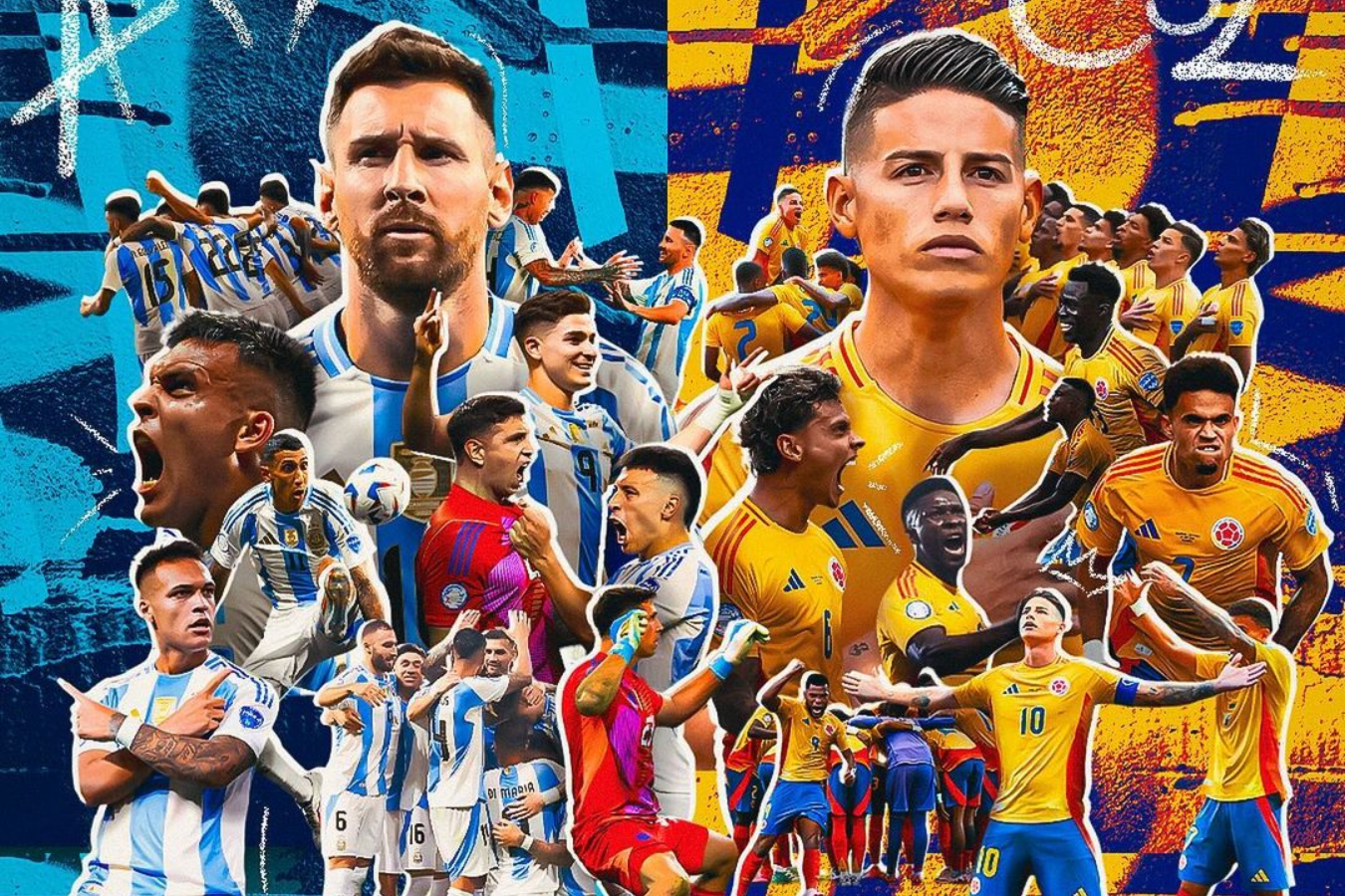 ¿Qué pasa si Colombia y Argentina empatan en la final de la Copa América?