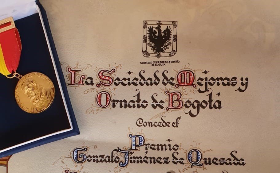 Bogotá entregará este martes el Premio Gonzalo Jiménez de Quesada 2025