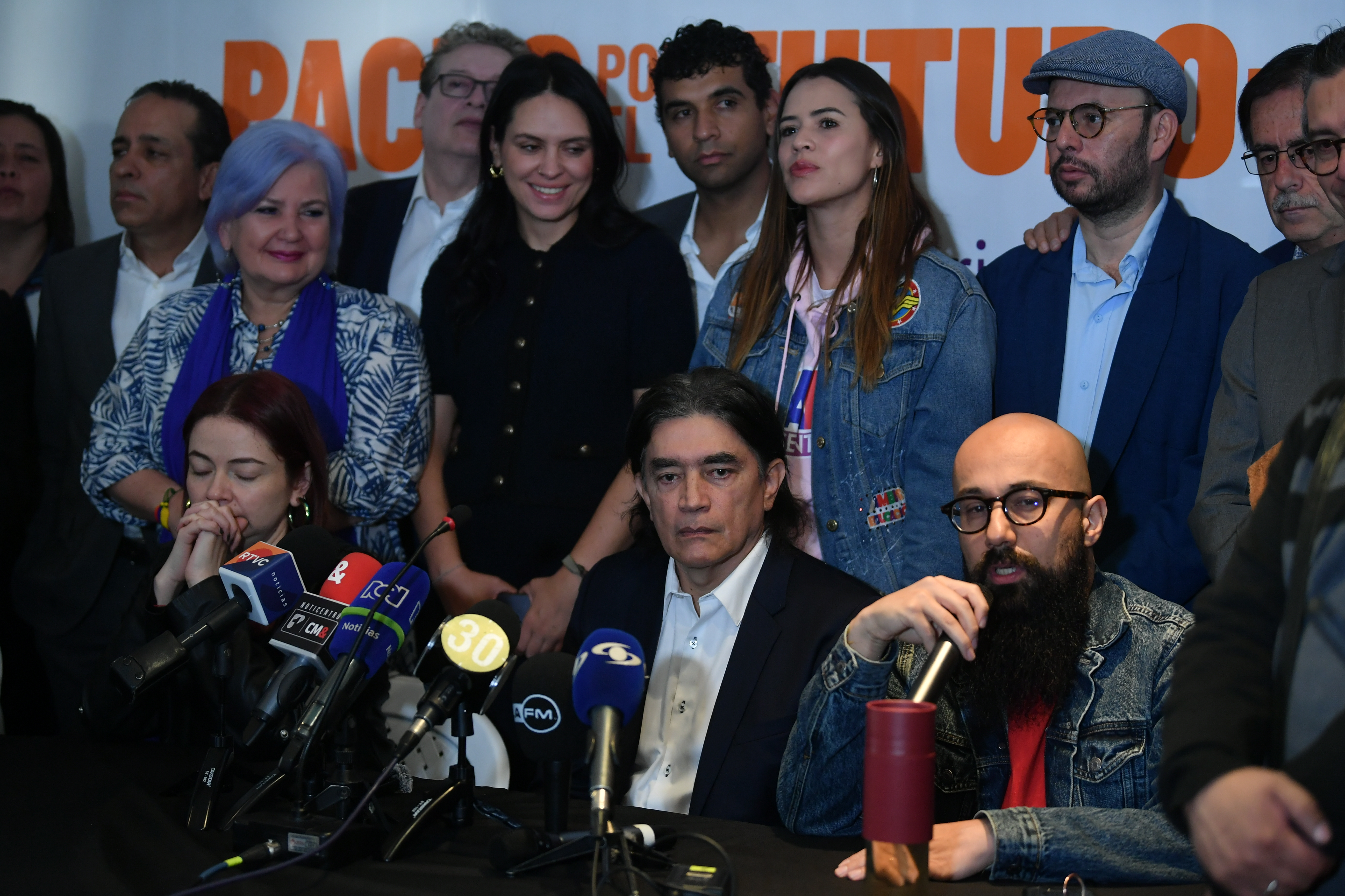 Heidy Sánchez, Gustavo Bolívar y Carlos Carrillo eran los precandidatos del Pacto Histórico a la Alcaldía de Bogotá.