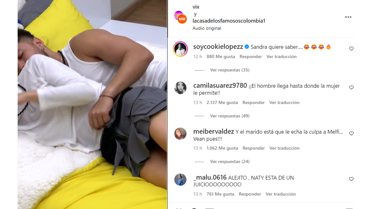 Nataly Umaña y Miguel Melfi protagonizaron acercamiento ‘íntimo’. Karen los criticó