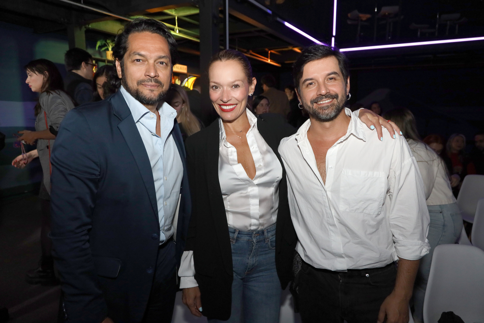 Carolina Acevedo en el lanzamiento de los uniformes de esta aerolínea