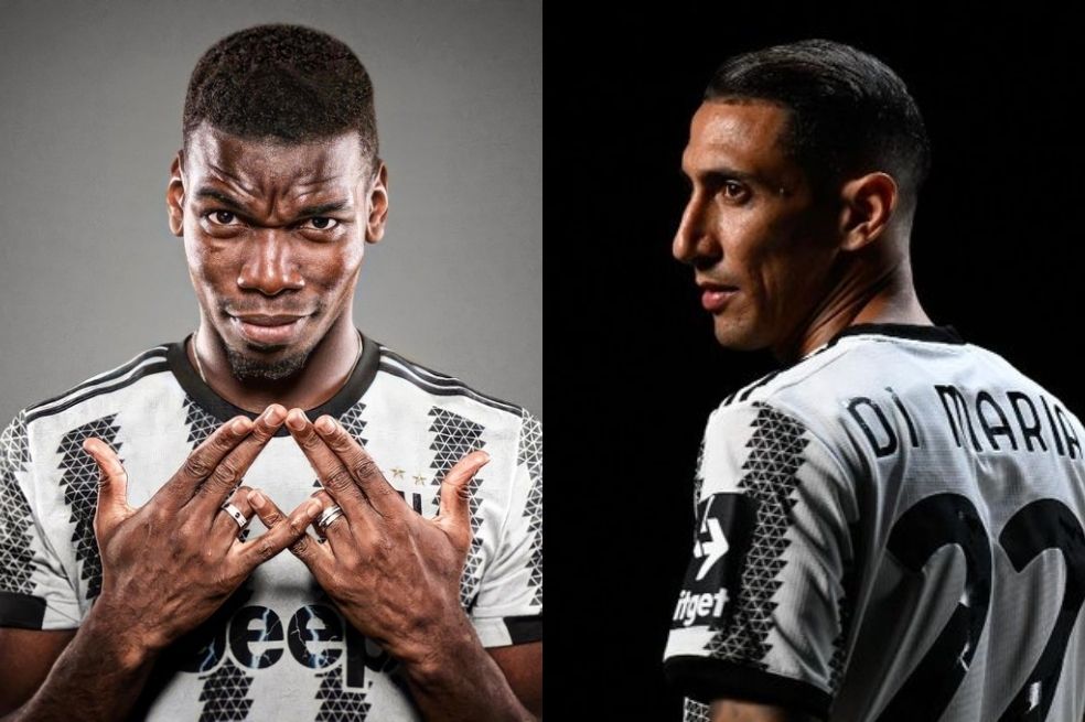 Ángel Di María y Paul Pogba, los fichajes que anunció Juventus