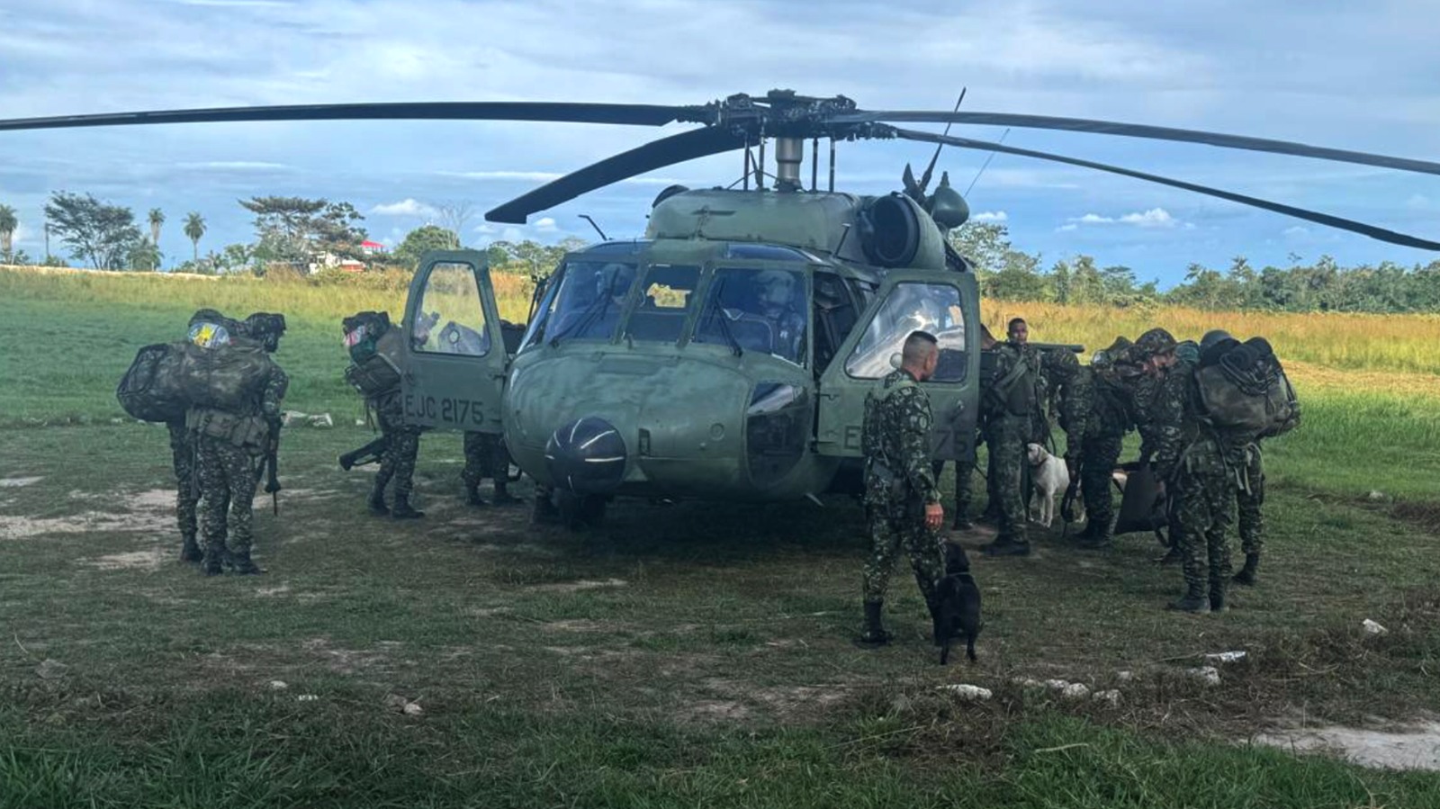 Militares en el sur de Bolívar