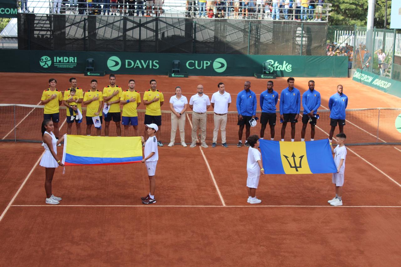 Copa Davis: Colombia y Barbados empatan en el primer día de la serie