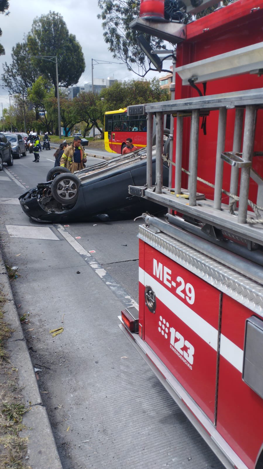 Movilidad hoy, 4 de agosto: volcamiento de vehículo afectó la movilidad en AutoNorte