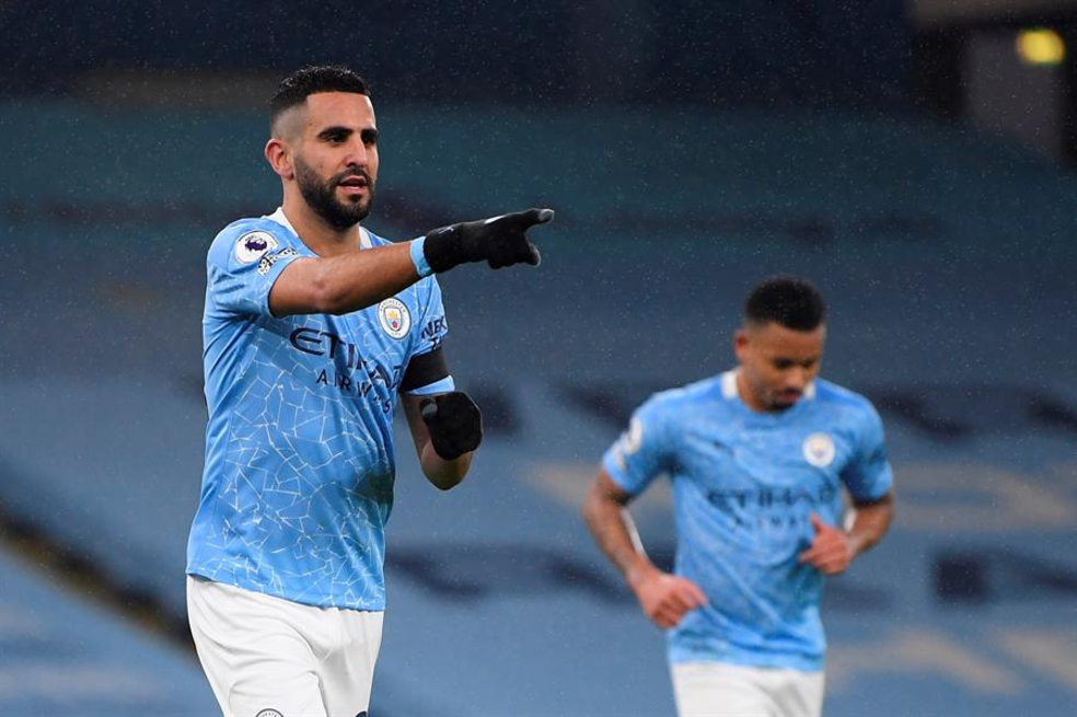 Riyad Mahrez, jugador del Manchester City.