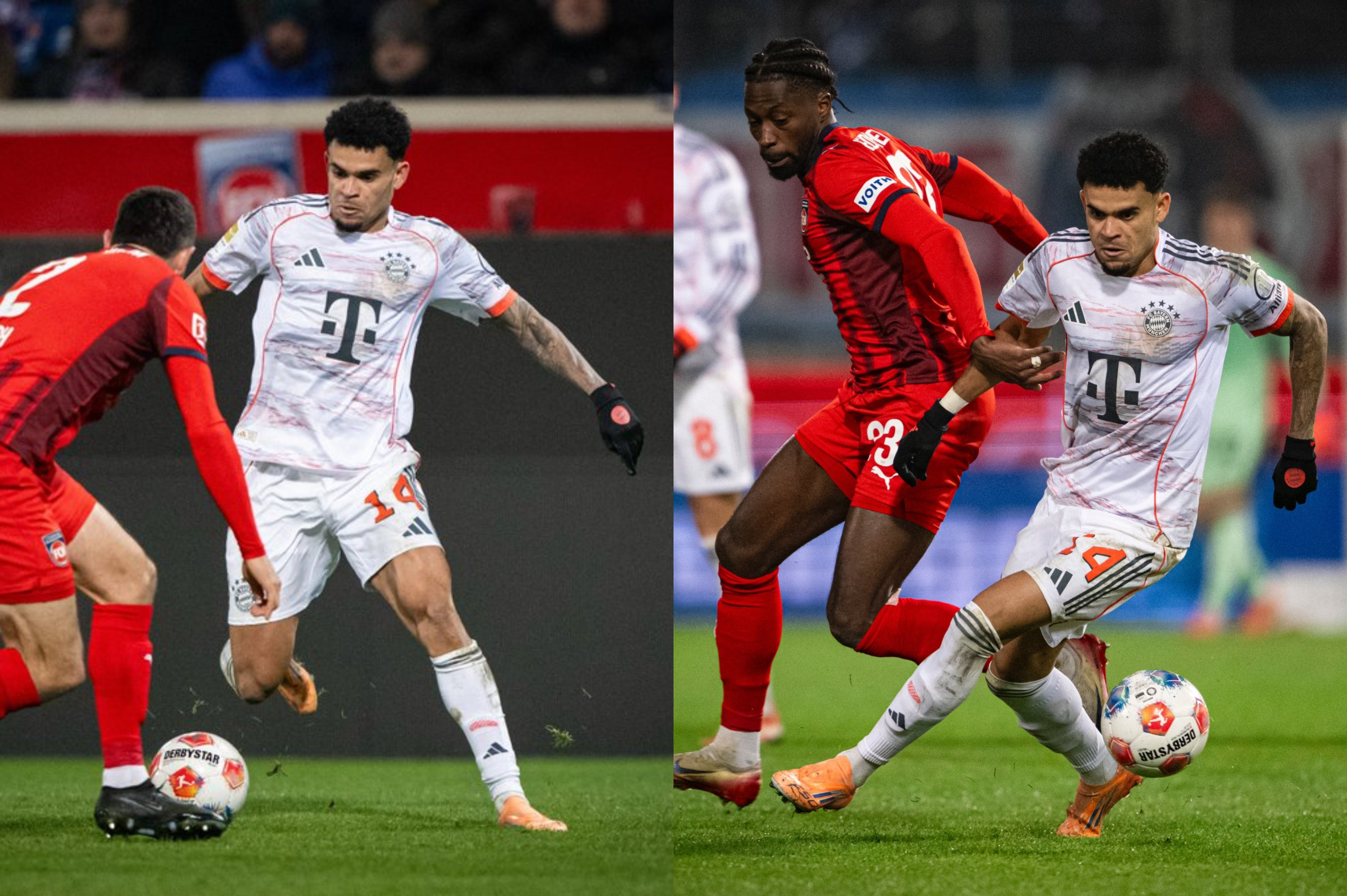 Luis Díaz, en su regreso con Bayern Múnich.