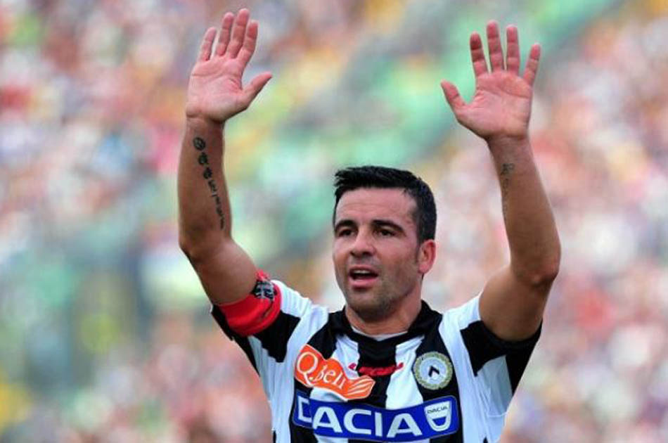 Antonio Di Natale anuncia su retiro del fútbol a final de temporada