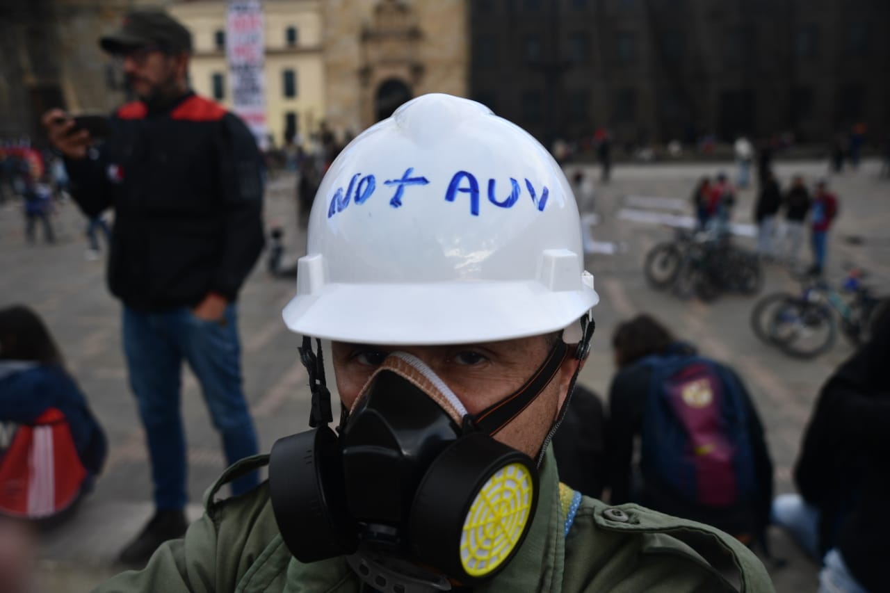 Desde las 9:00 de la mañana arrancaron las marchas del paro nacional, convocado por sindicatos y ciudadanos.