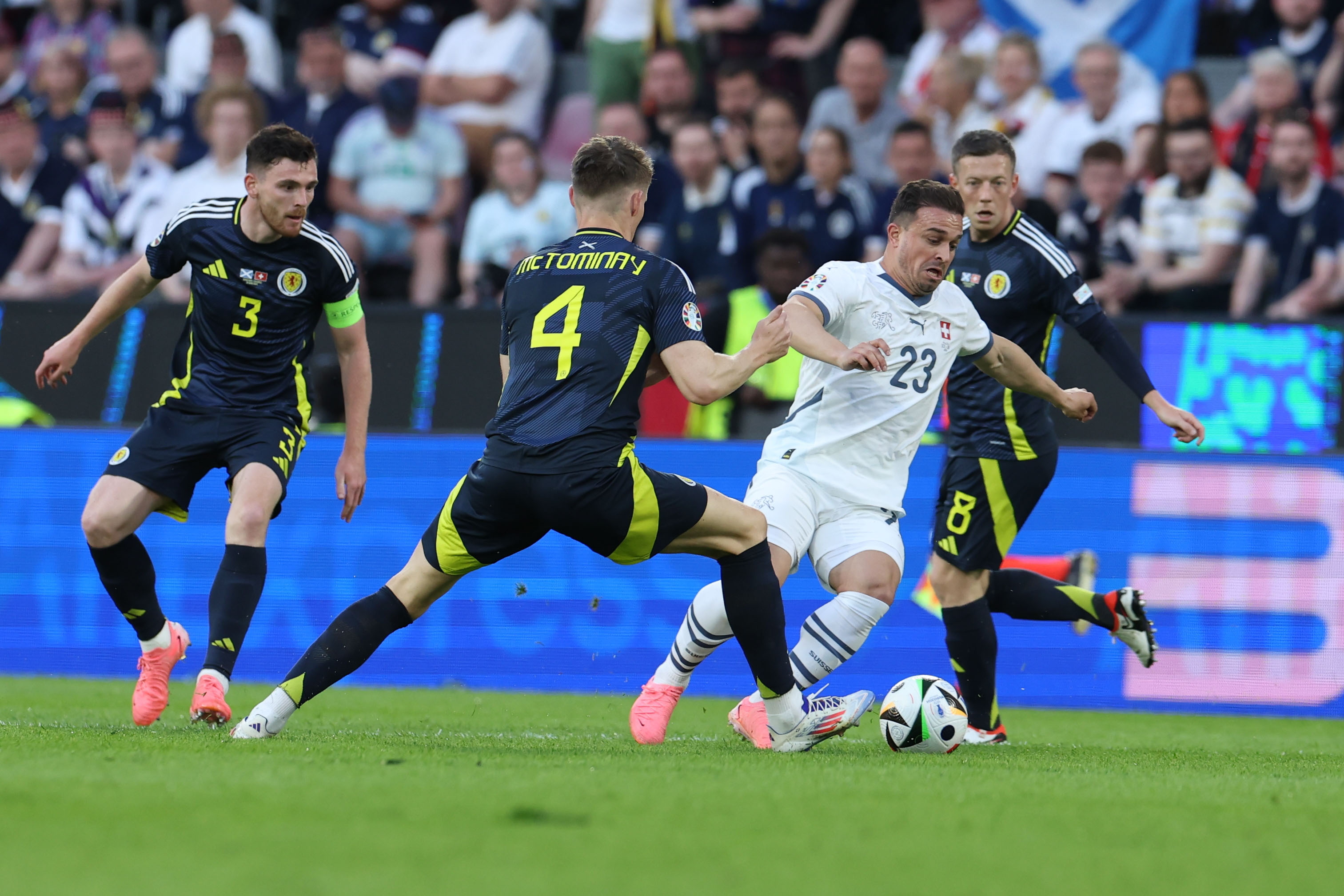 Así quedó la tabla del Grupo A de la Eurocopa 2024 tras empate entre Escocia y Suiza