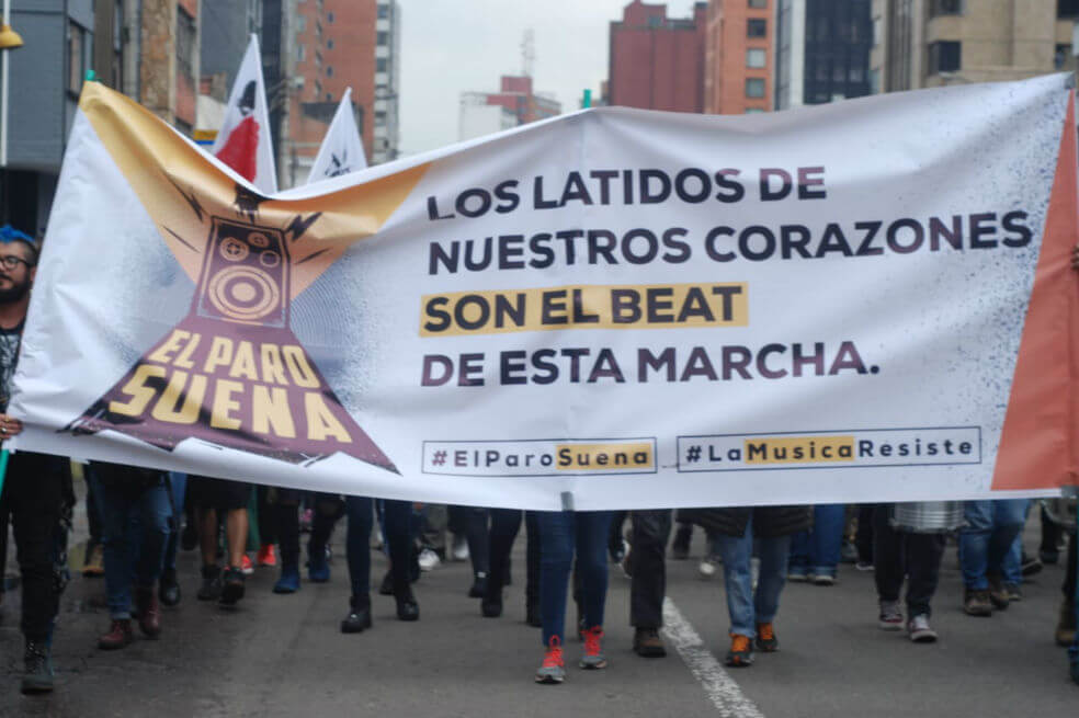 Con el colectivo El Paro Suena, el gremio musical dejó su huella en el paro nacional