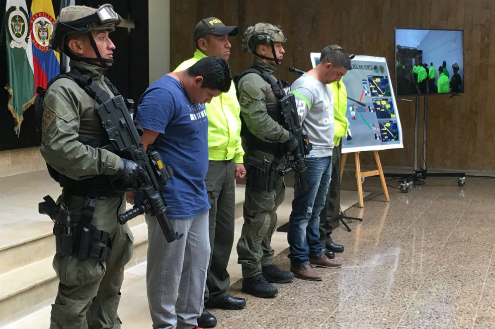 Capturan en Colombia a dos ecuatorianos pedidos en extradición por EE.UU.
