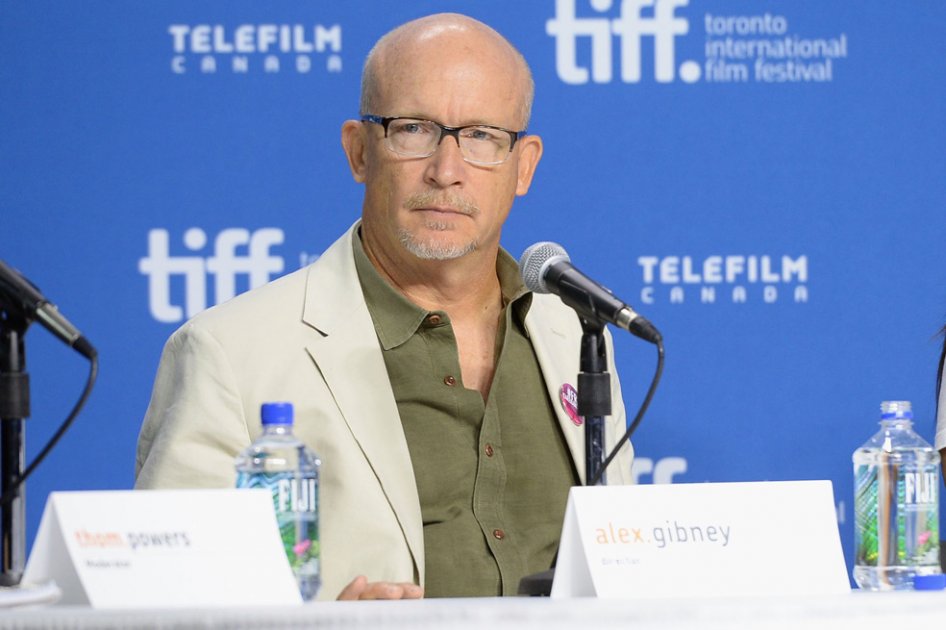 El cineasta Alex Gibney durante la presentación del documental "The Armstrong Lie".