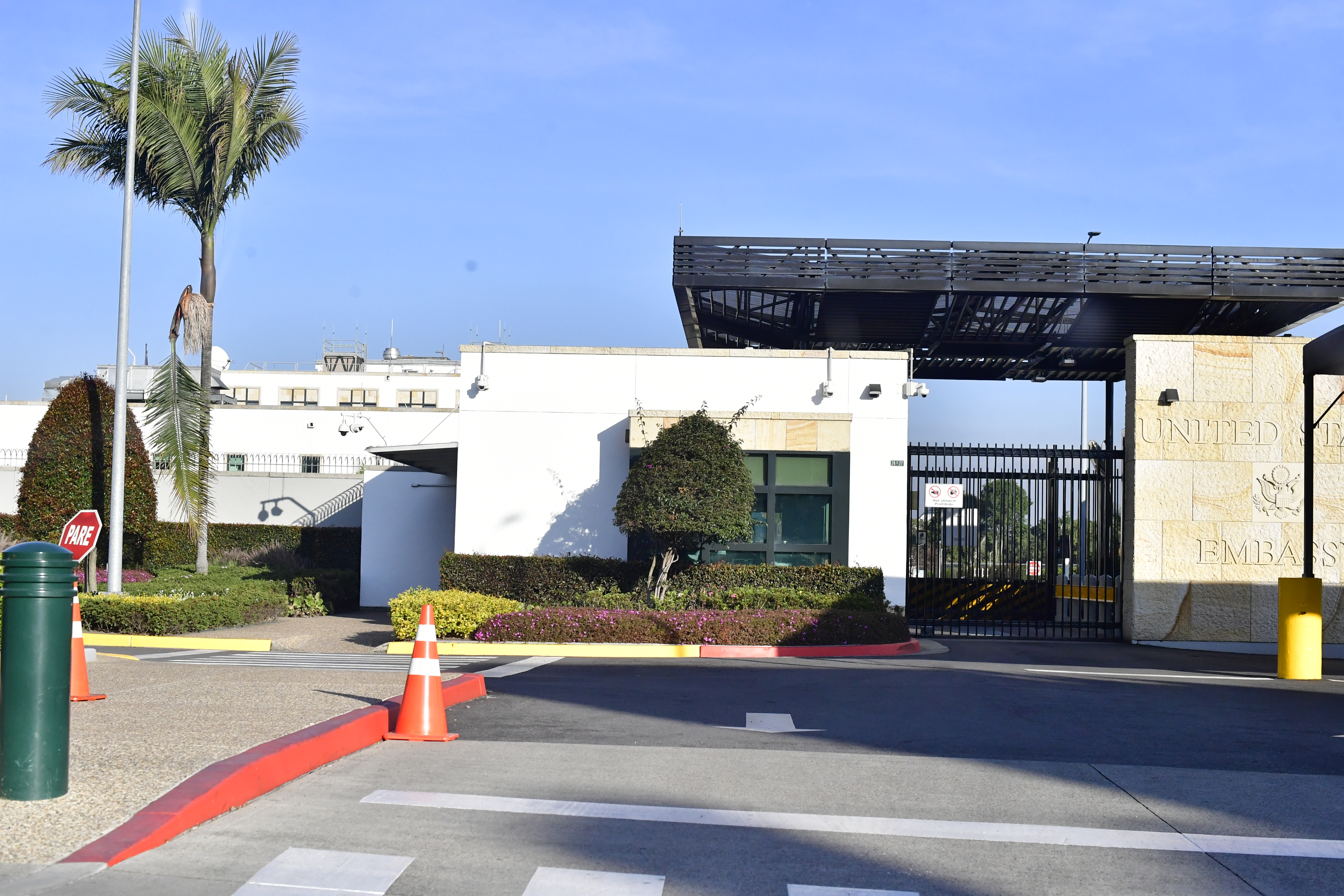 Fachada de la Embajada de Estados Unidos (USA)