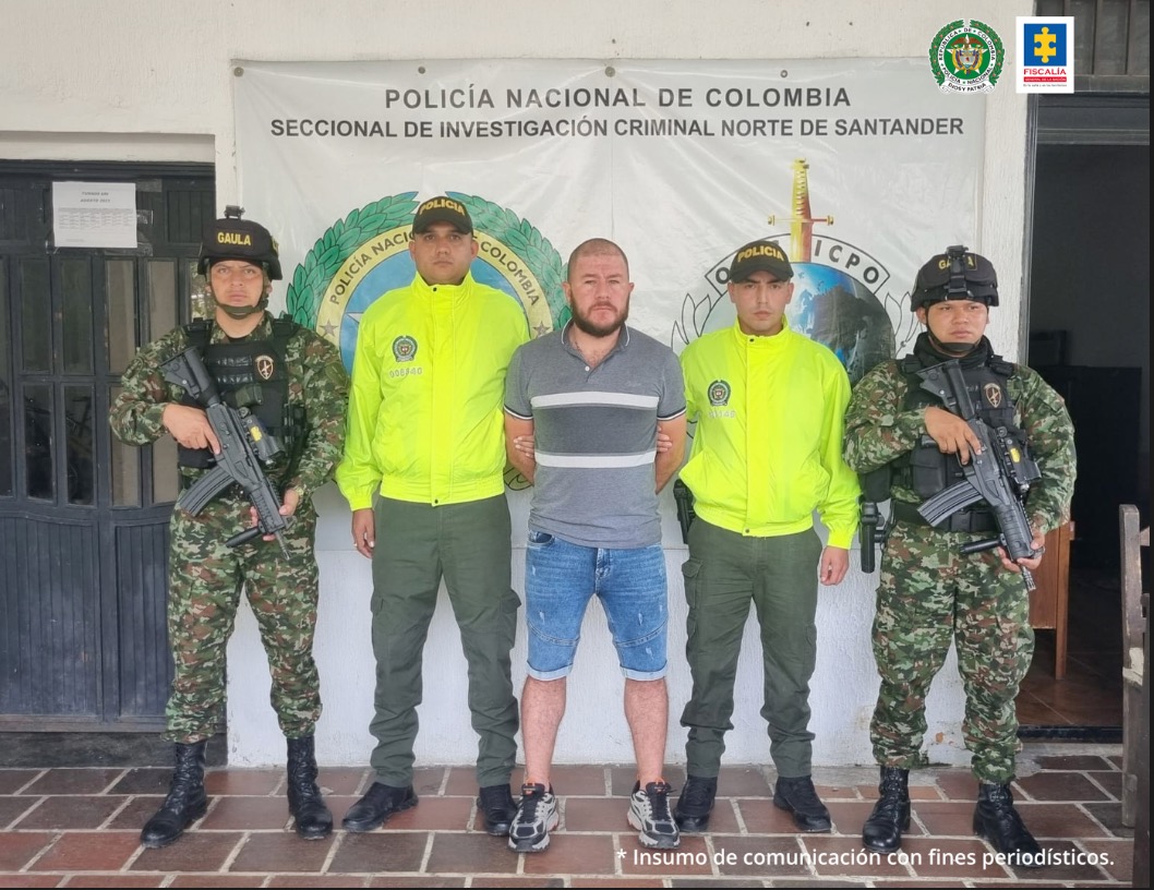 Presunto líder de Los Pelusos que disputaba frontera con el ELN es enviado a prisión