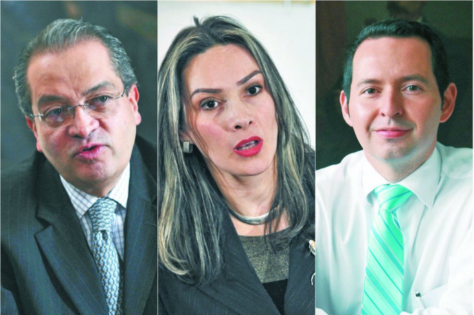 Fernando Carrillo Flórez, María Mercedes López y Jorge Fernando Perdomo. / El Espectador 