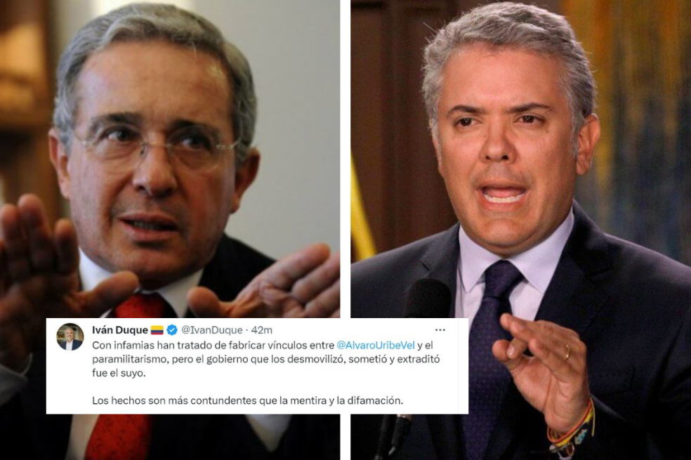 Duque: con infamia han tratado de fabricar vínculos entre Uribe y paramilitarismo