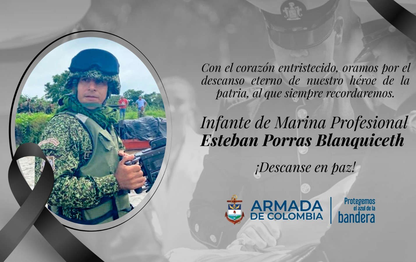 Muere infante de Marina en hostigamiento del Clan del Golfo en Bolívar