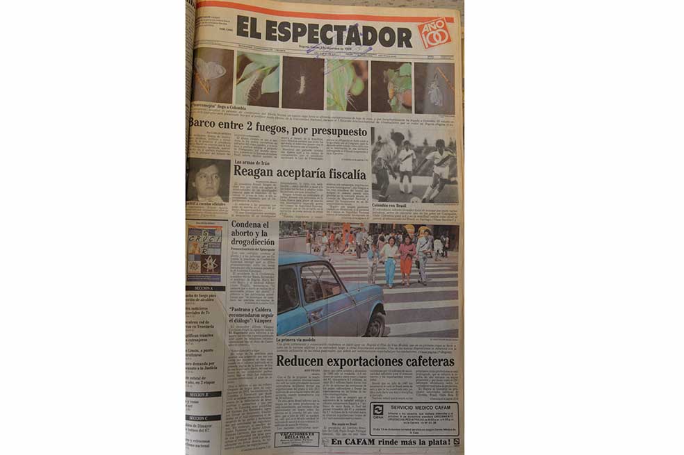 Estas eran las noticias del 2 de diciembre de 1986