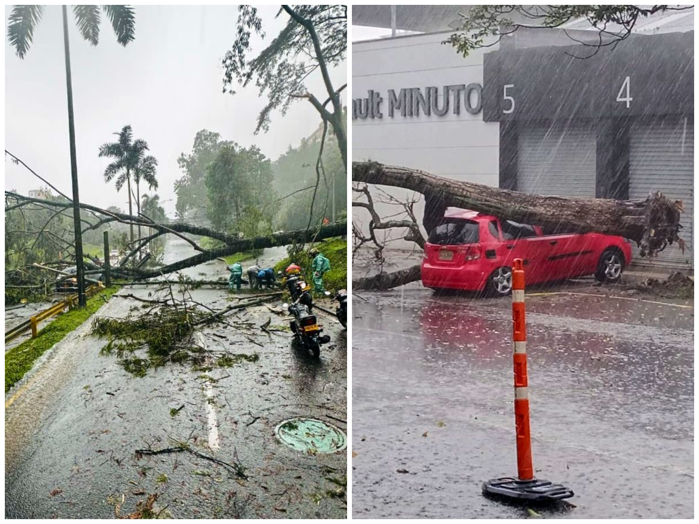 Por fuertes lluvias en Medellín se recibieron más de 200 llamadas a emergencias