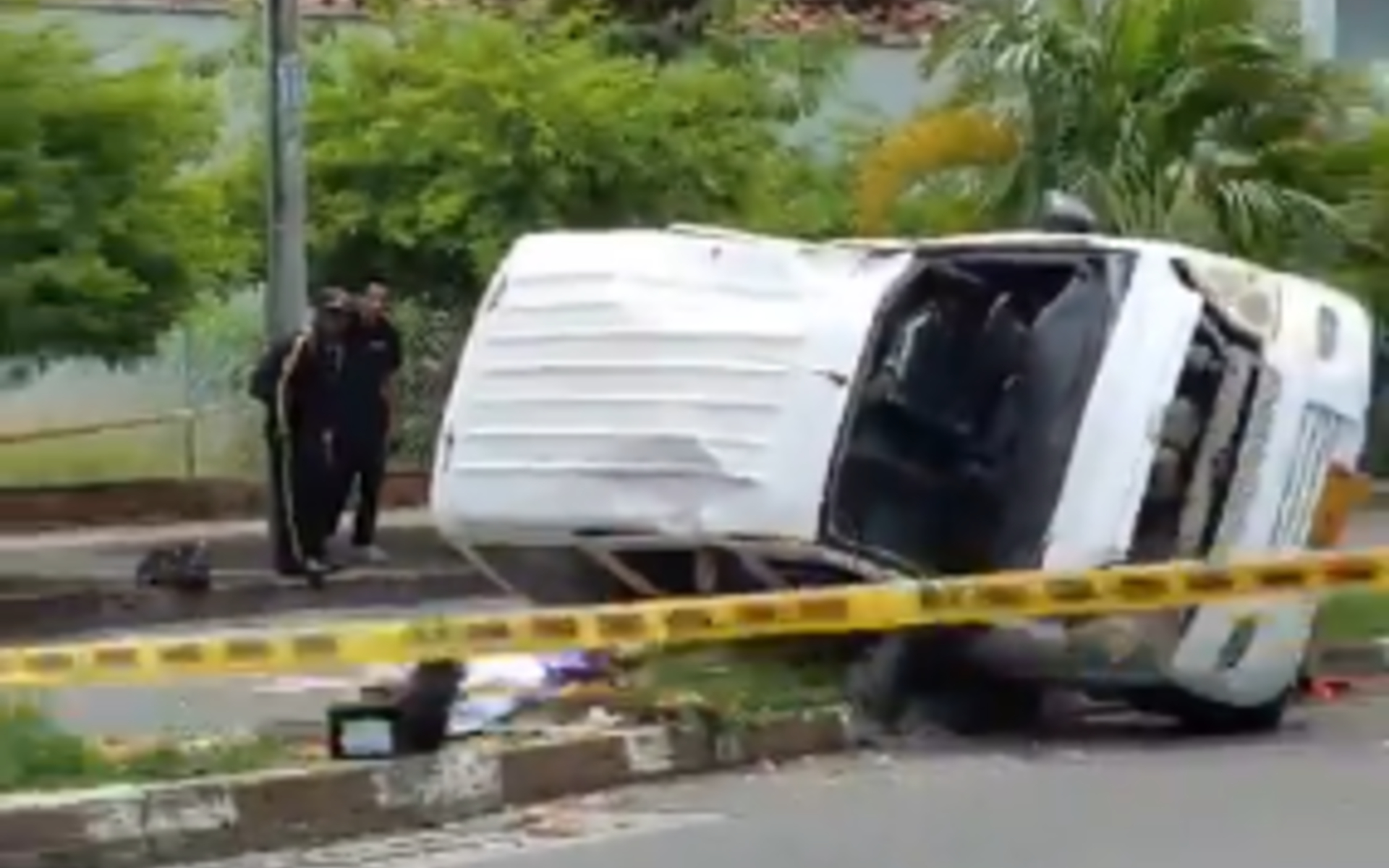 Un accidente de tránsito dejó dos personas heridas en Cali