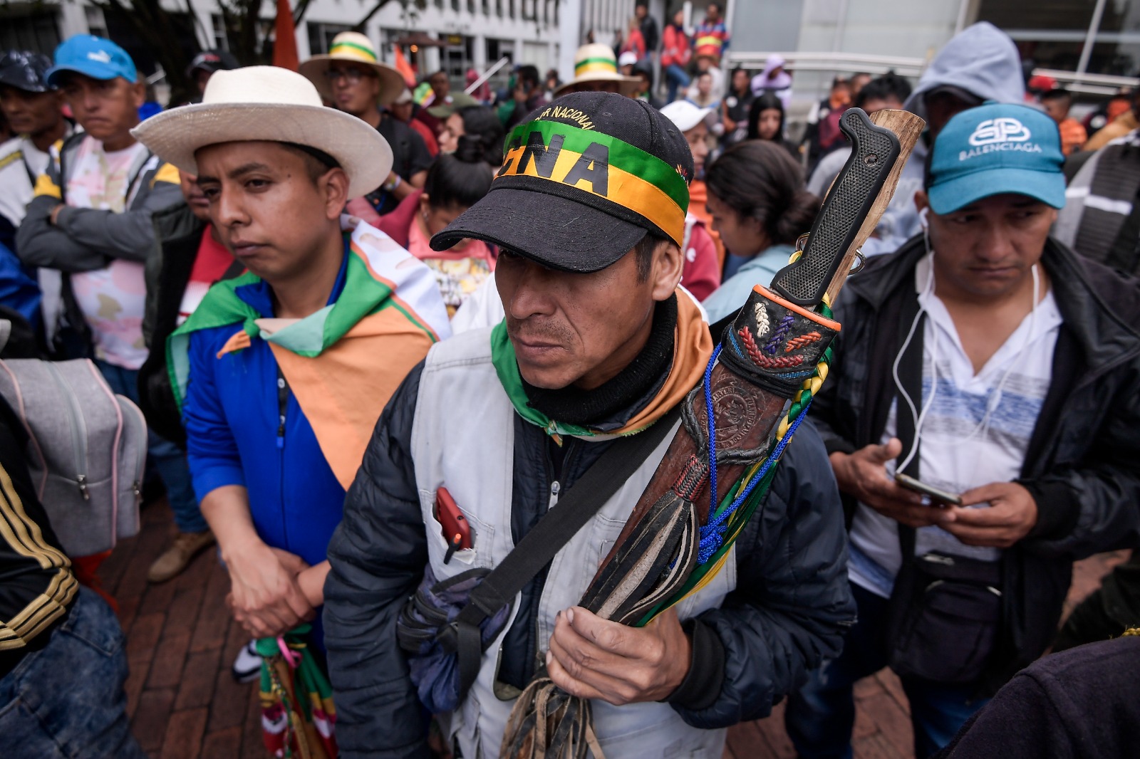 A la movilización asistieron delegaciones de Nariño, Antioquia, Valle, Catatumbo, Arauca, Cauca, Santander y otras regiones del país.