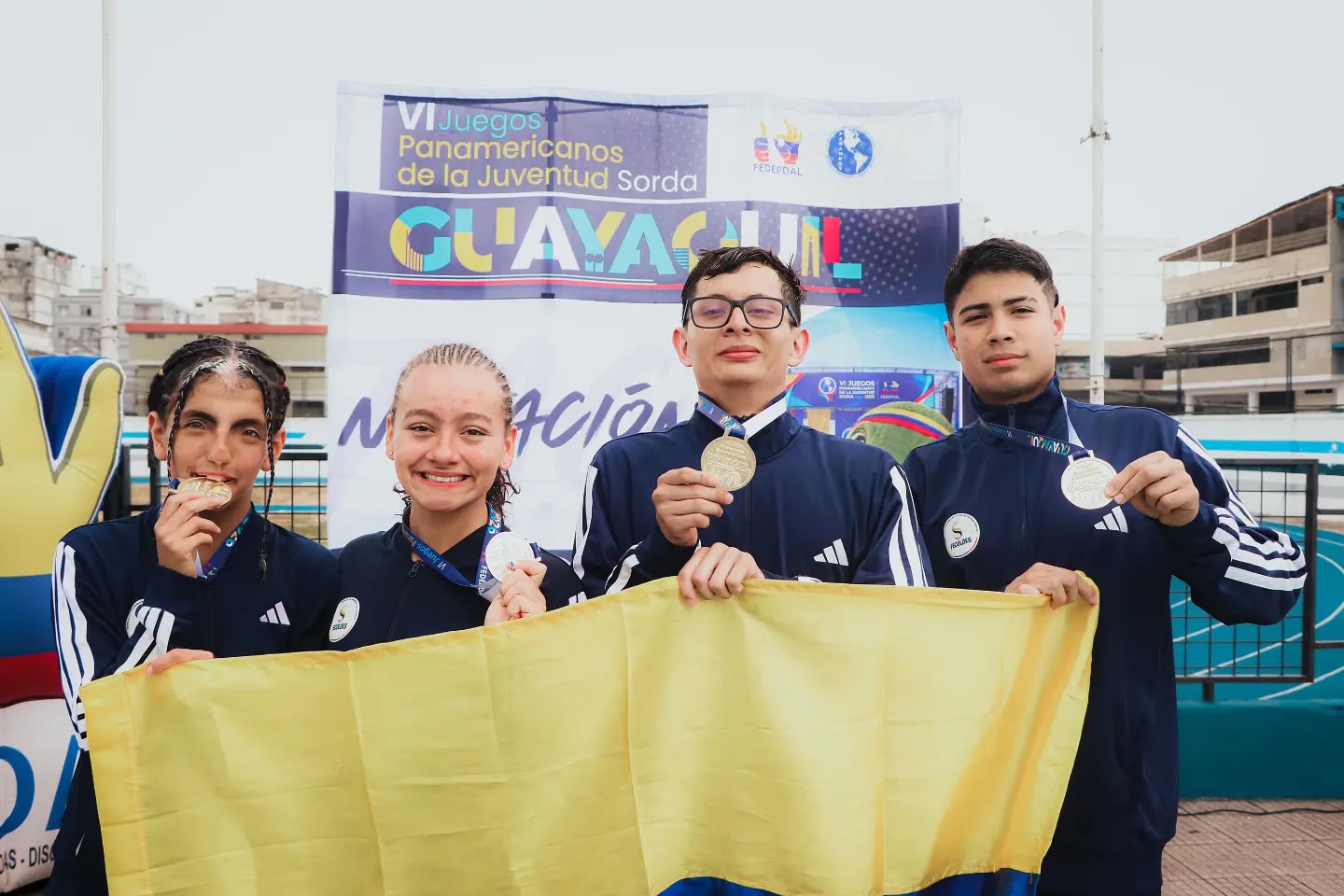 Colombia brilla en su estreno histórico en los Juegos Panamericanos de la Juventud Sorda