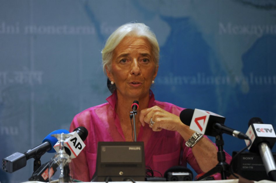 Christine Lagarde, directora del FMI