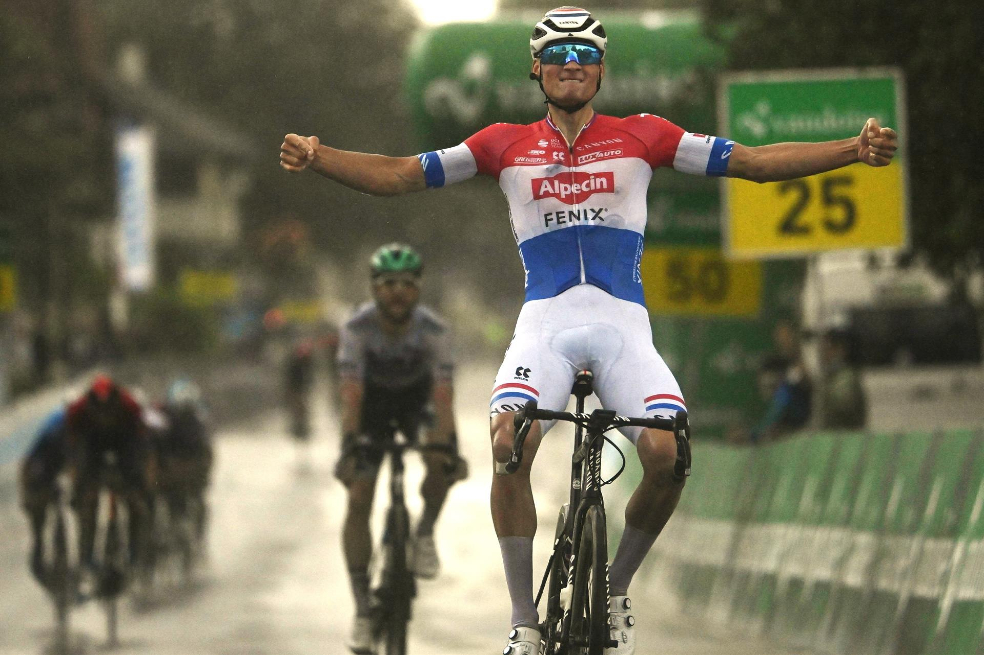 Van der Poel ganó la tercera etapa y es nuevo líder de la Vuelta a Suiza