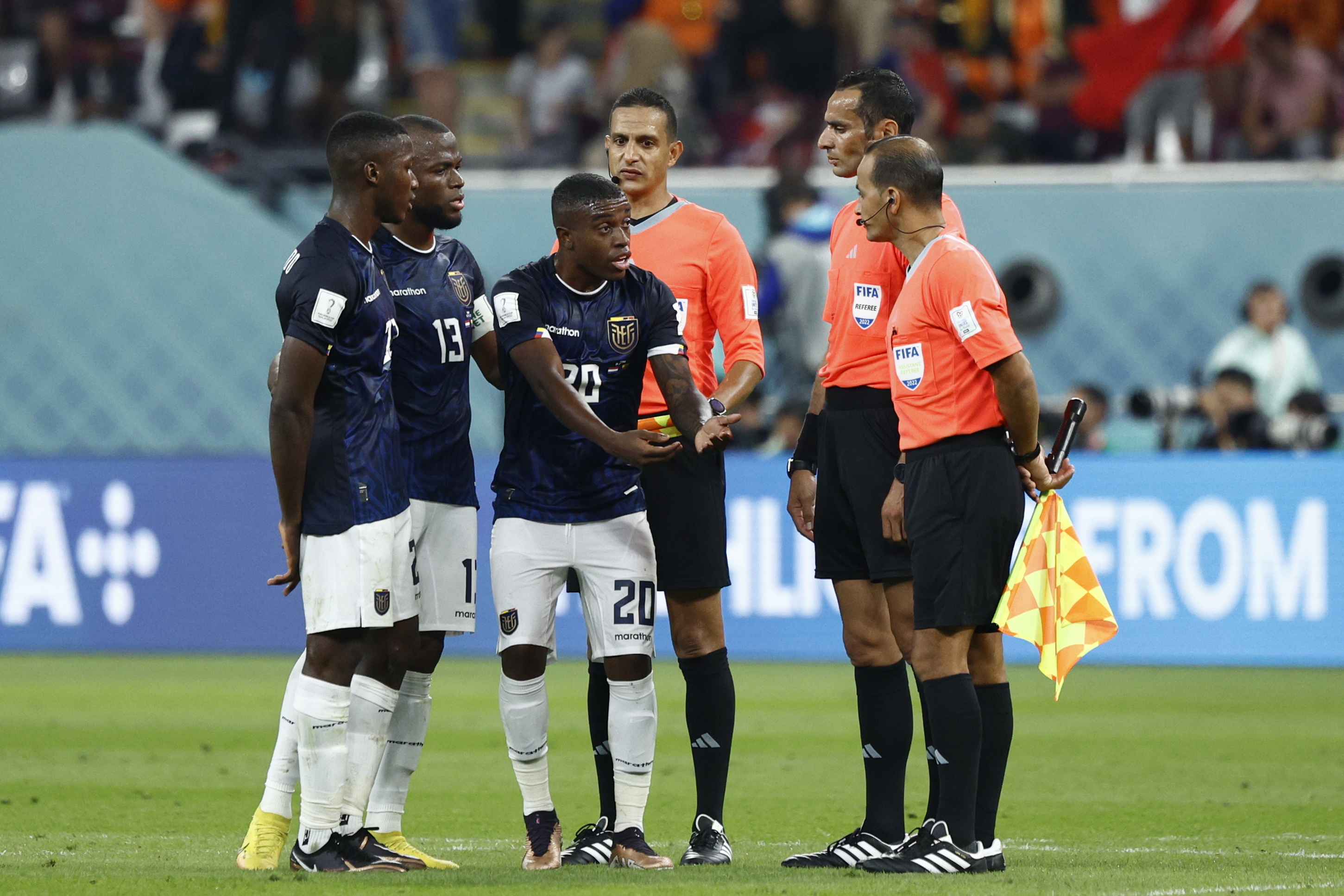 ¿Era fuera de lugar el gol que le anularon a Ecuador contra Países Bajos?