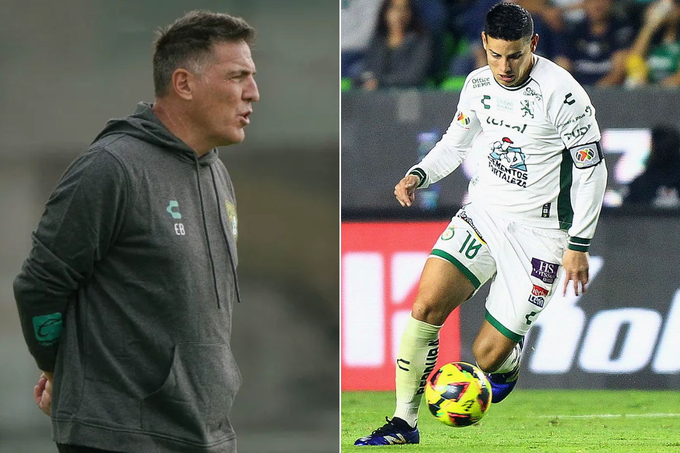 “La mejor actuación de él”: Berizzo sobre James Rodríguez tras León vs. Toluca