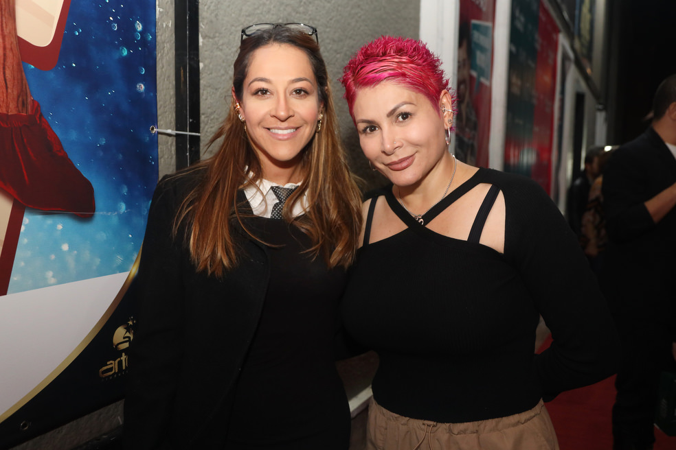 Camila Jiménez y  Aida Valencia.