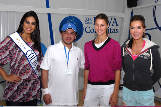 Mano a mano entre famosos y tenistas de la  XIX Copa BBVA-Colsanitas