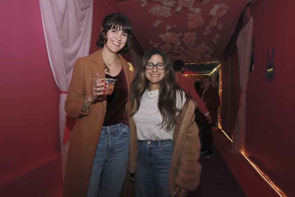 Natalia Acevedo y Aida Bossa