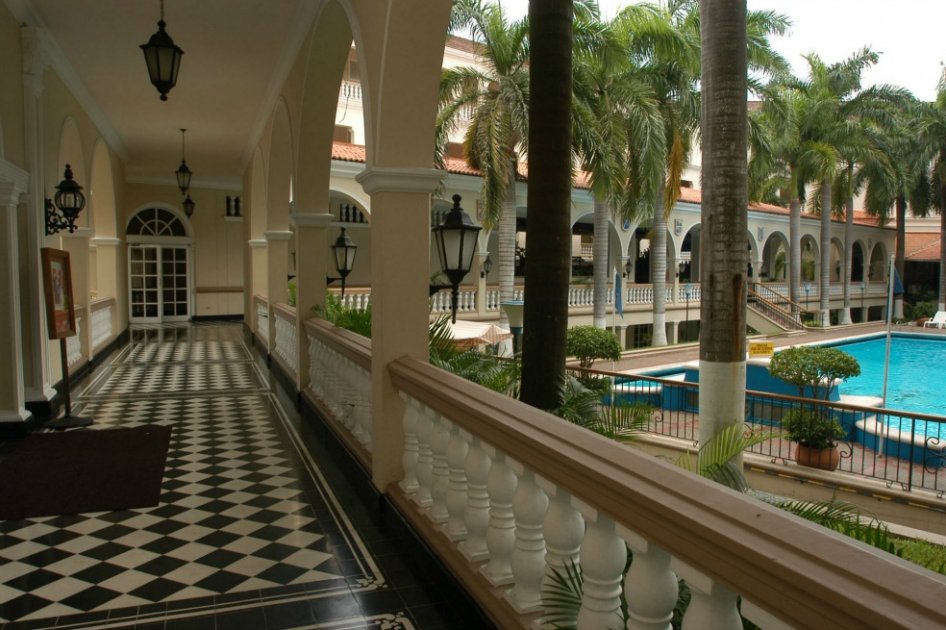 Pasillos interiores del hotel El Prado, en Barranquilla. / Archivo El Espectador
