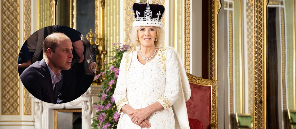 William no se inclina ante Camilla: el príncipe le hizo un desaire a la reina