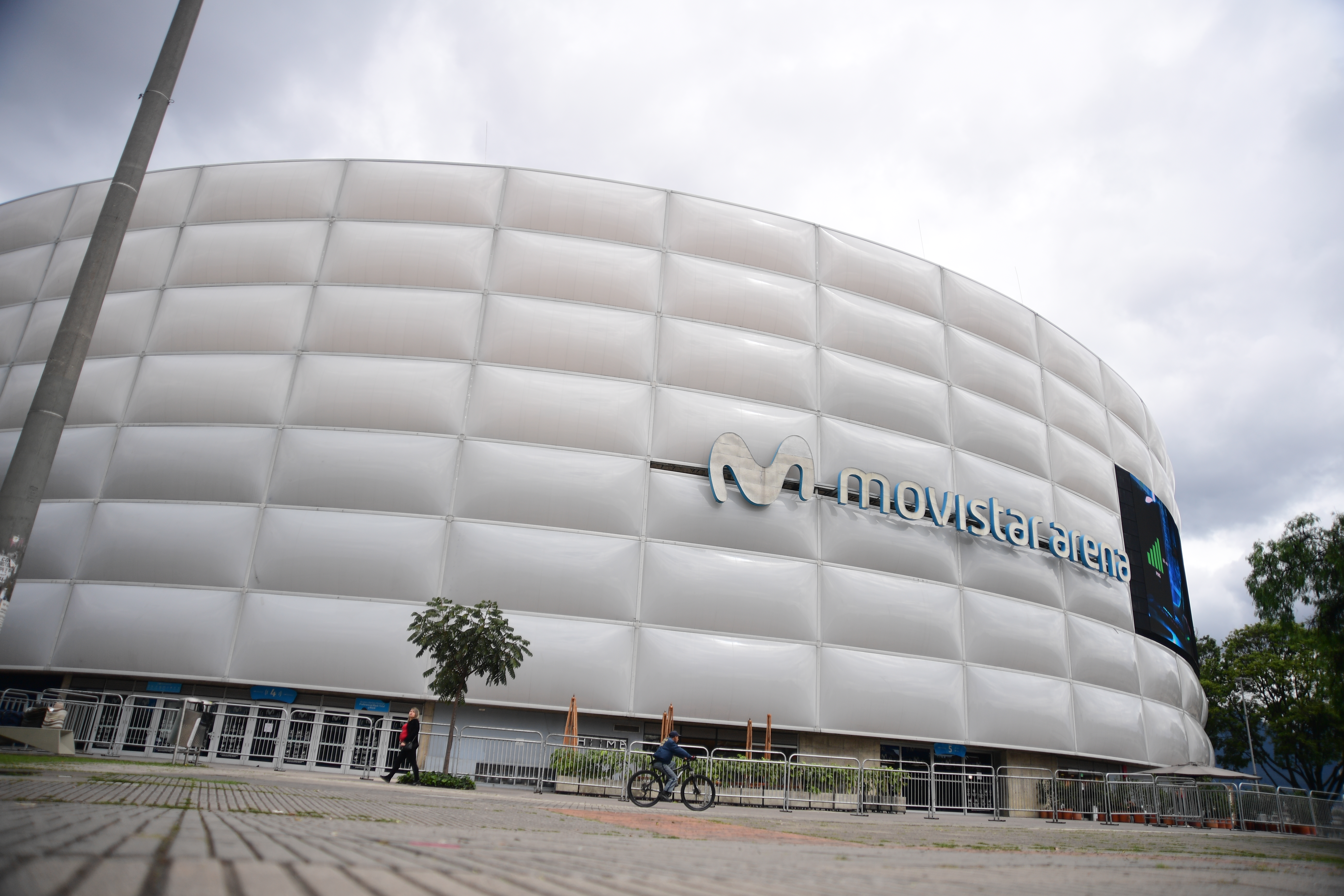 Fachada del Movistar Arena ubicado en Bogotá