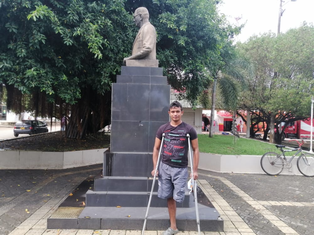 “Sentí que volví a nacer”: el testimonio de Carlos Mario González, víctima de una mina antipersonal