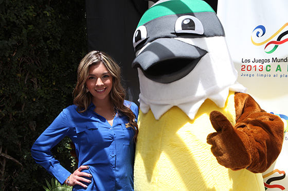 Bichofué gritón, la mascota de los Juegos mundiales Cali 2013